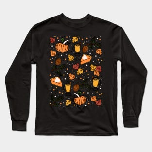 Thanksgiving Christmas Dinner Long Sleeve T-Shirt